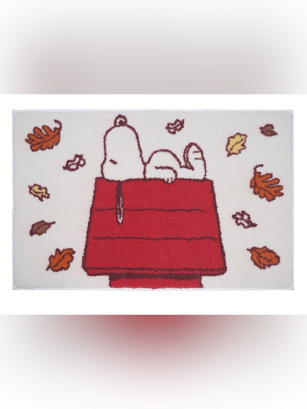 Peanuts Snoopy Fall Doghouse Bath Rug 19x29 in. Snoopy Fall Home Decor Brand New